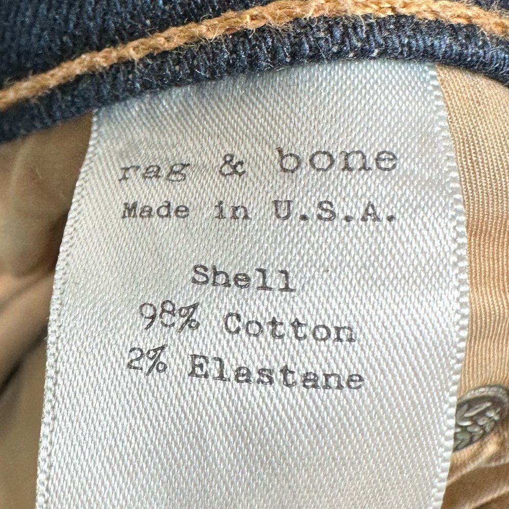 Rag & Bone Destroyed / Patchwork Skinny Jeans Mid… - image 5